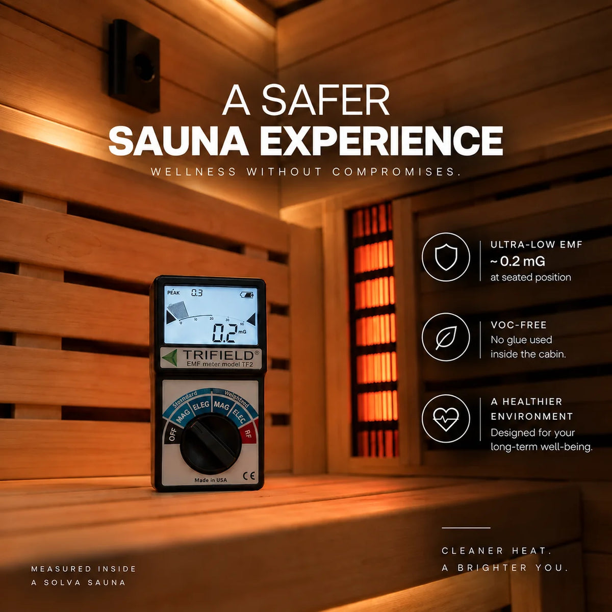 Solva™ 1-Person Infrared Sauna Full Spectrum
